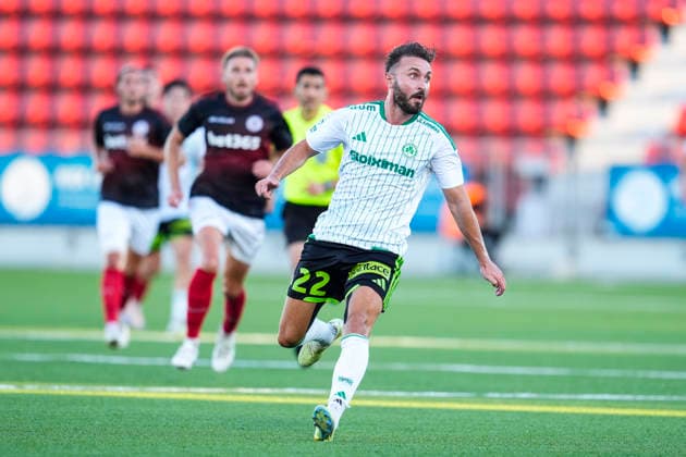 August 6, 2026, Gibraltar, Gibraltar, England: Muamer Tankovic of AC Omonia Nicosia in action during the third qualifying round UEFA Europa League Leg One football match played between Lincoln Red Imps FC and AC Omonia Nicosia at Europa Point stadium on August 6, 2026, in Gibraltar, England Lincoln Red Imps FC V AC Omonia Nicosia - UEFA Europa League  - ZUMAa181 20260806_zaa_a181_067 Copyright: xJoaquinxCorcherox