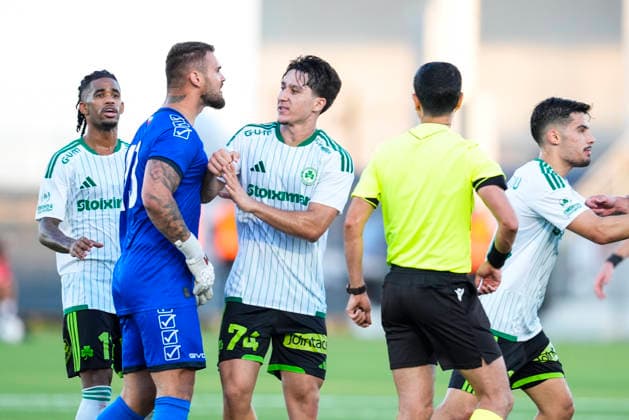 August 6, 2026, Gibraltar, Gibraltar, England: Andreas of AC Omonia Nicosia celebrates a goal during the third qualifying round UEFA Europa League Leg One football match played between Lincoln Red Imps FC and AC Omonia Nicosia at Europa Point stadium on August 6, 2026, in Gibraltar, England Gibraltar England - ZUMAa181 20260806_zaa_a181_077 Copyright: xJoaquinxCorcherox