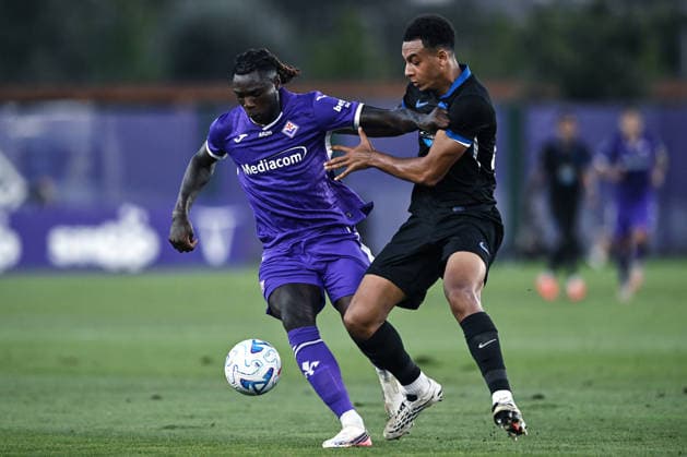 Mp Firenze 06 08 2026 - amichevole Fiorentina-Deportivo La Coruna foto Matteo Papini Image nella foto: Ede Bright-Moise Kean 