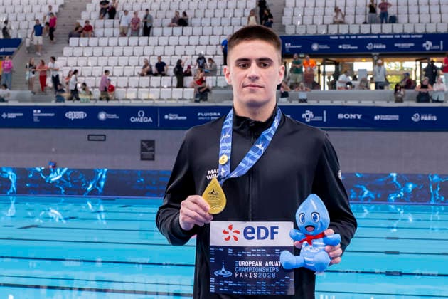 France, Paris, Centre Aquatique Olympique Metropole du Grand Paris, 06.08.2026, European Aquatics Championships Artistic Swimming, Day 7, Mens 10m Platform Final, Ruslan Ternovoi of Neutral Athletes B (Russia), Photo by Eibner Pressefoto Tino Henschel European Aquatics Championships Artistic Swimming, Day 7, Mens 10m Platform Final Paris *** France, Paris, Centre Aquatique Olympique Metropole du Grand Paris, August 6, 2026, European Aquatics Championships – Artistic Swimming, Day 7, Men’s 10m Platform Final, Ruslan Ternovoi of Neutral Athletes B Russia, Photo by Eibner Pressefoto Tino Henschel European Aquatics Championships Artistic Swimming, Day 7, Men’s 10m Platform Final, Paris Copyright: xEibnerxPressefotox