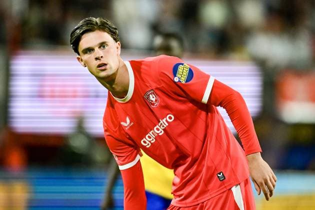 ENSCHEDE , 06Ã08-2026 , Stadium Grolsch Veste , season 2026 2027 , UEFA Europa League play-off football , match between FC Twente and FC DAC 1904 , picture shows FC Twente player Lucas Vennegoor of Hesselink Twente - DAC 1904  x205490992x Copyright: