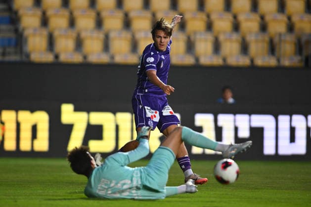Beitar Jerusalem v Austria Wien - UEFA Conference League Julian Hettwer plays during the UEFA Conference League game between Beitar Jerusalem and Austria Vienna at the Ilie Oana stadium in Ploiesti, Romania, on August 6, 2026. Ploiesti Romania  Copyright: xAlexxNicodimx originalFilename:nicodim-uefaconf260806_npyOv.jpg