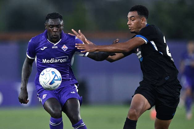 Mp Firenze 06 08 2026 - amichevole Fiorentina-Deportivo La Coruna foto Matteo Papini Image nella foto: Ede Bright-Moise Kean 