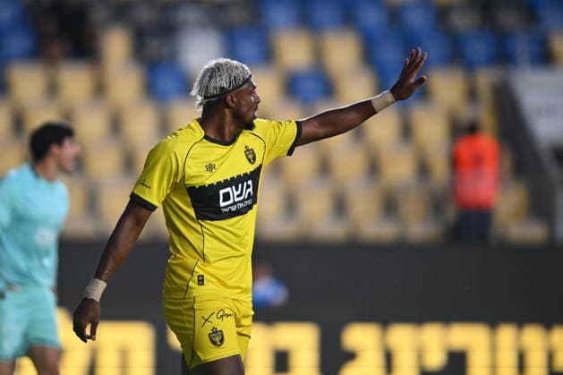 Beitar Jerusalem v Austria Wien - UEFA Conference League Brayan Carabali reacts during the UEFA Conference League game between Beitar Jerusalem and Austria Vienna at the Ilie Oana stadium in Ploiesti, Romania, on August 6, 2026. Ploiesti Romania  Copyright: xAlexxNicodimx originalFilename:nicodim-uefaconf260806_npSNt.jpg