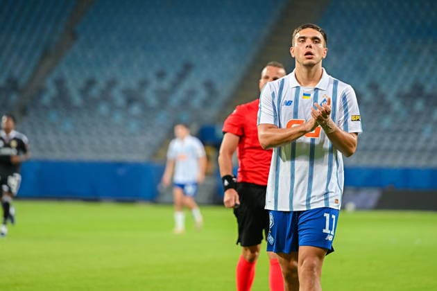 LUBLIN 06.08.2026 MECZ III RUNDA ELIMINACYJNA LIGA KONFERENCJI SEZON 2026 2027: DYNAMO KIJOW - QARABAG AGDAM --- UEFA CONFERENCE LEAGUE THIRD QUALIFYING ROUND FIRST MATCH: FC DYNAMO KYIV - QARABAG AGDAM MATVII PONOMARENKO FOT. MICHAL TRZPIS 400MM.PL NEWSPIX.PL --- newspix.pl 