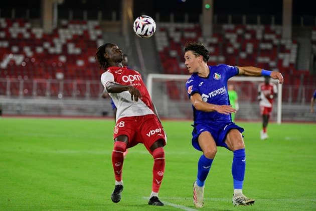 FOOTBALL : AS Monaco VS Getafe CF - 06 08 2026 Mamadou Coulibaly (ASM) - Pre-season friendly between AS Monaco and Getafe CF on August 6, 2026 at the Louis II Stadium in Monaco. MonacoMonaco  Copyright: xWilliamxCannarellax