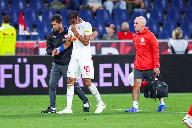 SOCCER - UEFA EL, RBS vs Pafos SALZBURG,AUSTRIA,06.AUG.26 - SOCCER - UEFA Europa League, qualification, Red Bull Salzburg vs Pafos FC. Image shows Enrique Aguilar (RBS).  GEPAxpictures xDavidxGeieregger