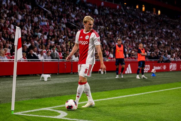 AMSTERDAM, NETHERLANDS - AUGUST 6: Julian Brandt of AFC Ajax looks on during the UEFA Conference League 2026 27 third qualifying round first leg match between AFC Ajax and Shelbourne FC at the Johan Cruijff Arena on August 6, 2026 in Amsterdam, Netherlands.  Copyright: xRenexNijhuis MBxMediax