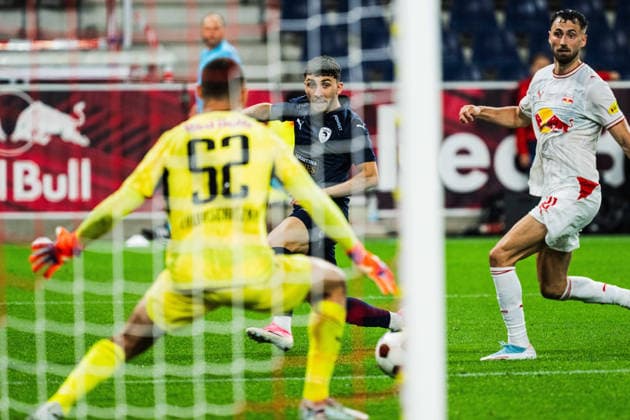 SOCCER - UEFA EL, RBS vs Pafos SALZBURG,AUSTRIA,06.AUG.26 - SOCCER - UEFA Europa League, qualification, Red Bull Salzburg vs Pafos FC. Image shows Murad Mammadov (Pafos).  GEPAxpictures xJulioxArellano