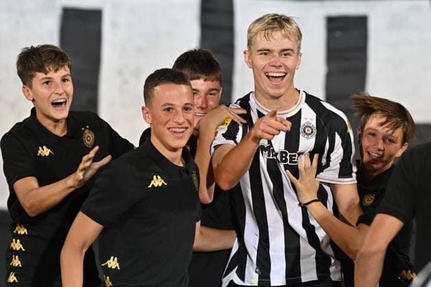 PARTIZAN vs TOBOL ERIK KOJZEK football Partizan vs Tobol UEFA Conference league qualification match at Partizan stadium, Belgrade 06.08.2026 Foto: FOOTBALL, QUALIFICATION, UEFA CONFERENCE LEAGUE, PARTIZAN, TOBOL Belgrade Partizan stadium Serbia Copyright: xMarkoxMetlas xMNxPressx