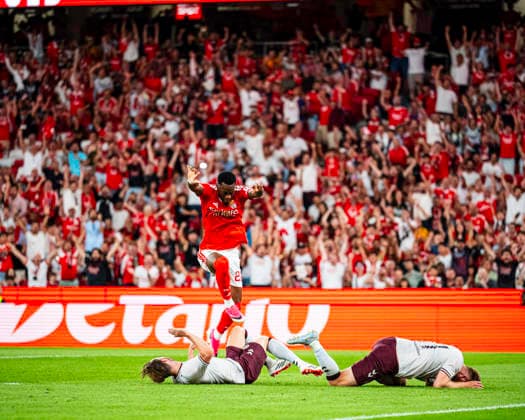 August 6, 2026, Lisbon, Lisbon, Portugal: Jhon Duran of SL Benfica celebrates goal during UEFA Europa League-Third Qualifying RoundÃ¢â‚¬First Leg, match between SL Benfica and Hearts at Luz Stadium, Lisbon, Portugal, on August 6th, 2026. Lisbon Portugal - ZUMAr200 20260806_zsp_r200_041 Copyright: xNunoxReisinhox