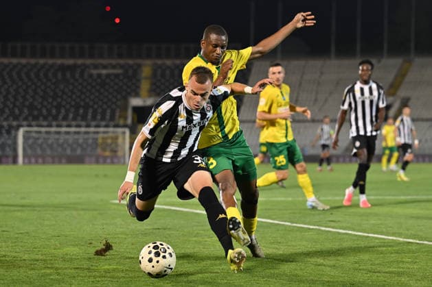 PARTIZAN vs TOBOL NEMANJA TRIFUNOVIC football Partizan vs Tobol UEFA Conference league qualification match at Partizan stadium, Belgrade 06.08.2026 Foto: FOOTBALL, QUALIFICATION, UEFA CONFERENCE LEAGUE, PARTIZAN, TOBOL Belgrade Partizan stadium Serbia Copyright: xMarkoxMetlas xMNxPressx
