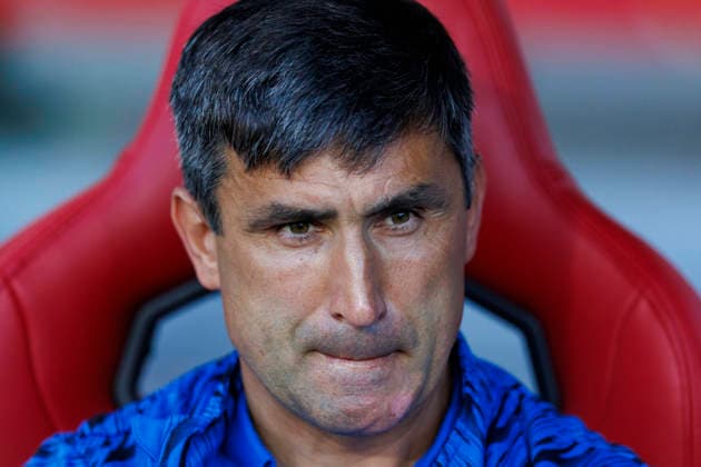 BRAGA, PORTUGAL - AUGUST 06: FK Dinamo Minsk Head Coach Aleksandr Shagoyko looks on prior to the UEFA Conference League 2026 27 Qualifying Round Semi-Final match between SC Braga and FK Dinamo Minsk at Estadio Municipal de Braga on August 06, 2026 in Braga, Portugal. (Photo by Diego Maranhao Eurasia Images) Braga Estadio Municipal de Braga Portugal *** BRAGA, PORTUGAL AUGUST 6 FK Dinamo Minsk Head Coach Aleksandr Shagoyko looks on prior to the UEFA Conference League 2026-27 Qualifying Round Semifinal match between SC Braga and FK Dinamo Minsk at Estadio Municipal de Braga on August 6, 2026 in Braga, Portugal. Photo by Diego Maranhao, Eurasia Sport Images. Braga, Estadio Municipal de Braga, Portugal Copyright: x x2026xEurasiaxSportxImagesx jp-en-EuSpIm-PED_DIE_Braga_Minsk_06Aug2026_PT035