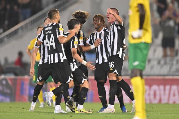 PARTIZAN vs TOBOL CHAKA TRAORE Caka Traore football Partizan vs Tobol UEFA Conference league qualification match at Partizan stadium, Belgrade 06.08.2026 Foto: FOOTBALL, QUALIFICATION, UEFA CONFERENCE LEAGUE, PARTIZAN, TOBOL Belgrade Partizan stadium Serbia Copyright: xMarkoxMetlas xMNxPressx