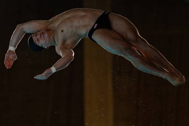 Anton Knoll of Austria competes in the Diving Men s 10m Platform Final during the European Aquatics Championships at the Olympic Aquatic Center in Paris (France), August 6, 2026. Andrea Masini Deepbluemedia Insidefoto