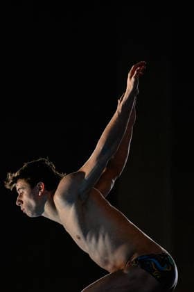 Mark Hrytsenko of Ukraine competes in the Diving Men s 10m Platform Final during the European Aquatics Championships at the Olympic Aquatic Center in Paris (France), August 6, 2026. Andrea Masini Deepbluemedia Insidefoto