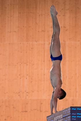 Alexandr Koloskov competes in the Diving Men s 10m Platform Preliminary during the European Aquatics Championships at the Olympic Aquatic Center in Paris (France), August 6, 2026. Giorgio Scala DBM - Deepbluemedia Insidefoto
