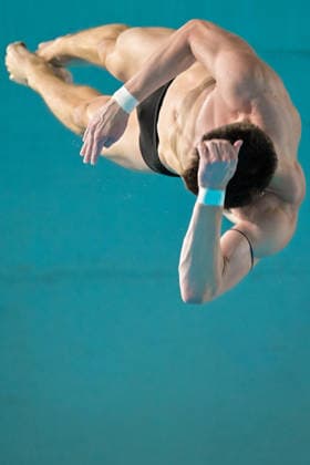 Ole Johannes Rosler of Germany competes in the Diving Men s 10m Platform Preliminary during the European Aquatics Championships at the Olympic Aquatic Center in Paris (France), August 6, 2026. Giorgio Scala DBM - Deepbluemedia Insidefoto