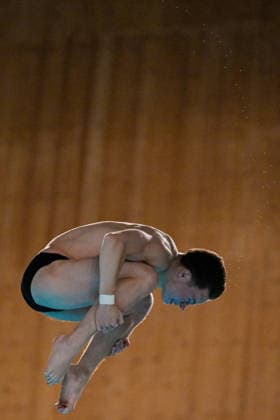Ole Johannes Rosler of Germany competes in the Diving Men s 10m Platform Preliminary during the European Aquatics Championships at the Olympic Aquatic Center in Paris (France), August 6, 2026. Giorgio Scala DBM - Deepbluemedia Insidefoto