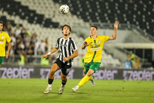 FK Partizan v Tobol - Conference League - Qualification Semi-finals BELGRADE, SERBIA - AUGUST 6: Bogdan Kostic (99) of Partizan in action during the Conference League Qualification semi-final match between FK Partizan and Tobol at Partizan Stadium in Belgrade, Serbia on August 6, 2026. Filip Stevanovic Anadolu Belgrade Serbia. Editorial use only. Please get in touch for any other usage.  Copyright: x2026xAnadoluxFilipxStevanovicx