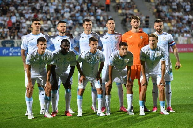 Croatia, Rijeka, 060826. Rujevica Stadium. Football match of the 3rd qualifying round of the Conference League, Rijeka - Ilves. In the photo: Rijeka. Photo: Damir Skomrlj CROPIX Copyright: xxDamirxSkomrljx rijeka_ilves13-060826