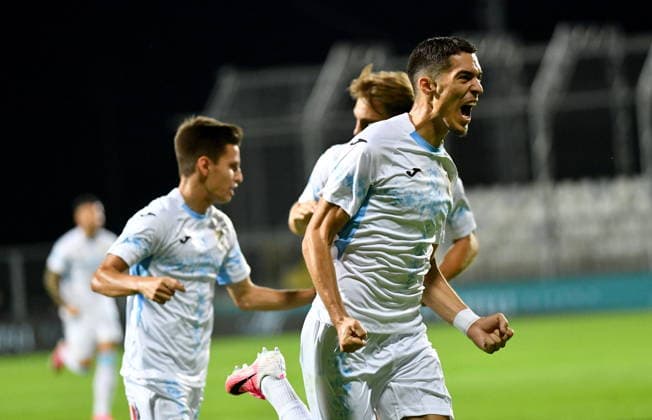 Croatia, Rijeka, 060826. Rujevica Stadium. Football match of the 3rd qualifying round of the Conference League, Rijeka - Ilves. In the photo: Niko Jankovic. Photo: Damir Skomrlj CROPIX Copyright: xxDamirxSkomrljx rijeka_ilves17-060826
