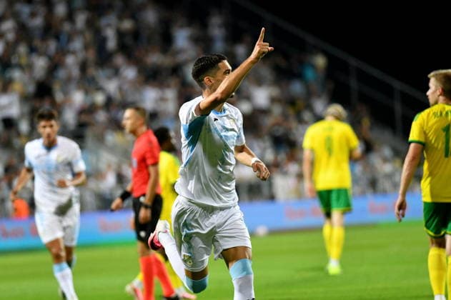 Croatia, Rijeka, 060826. Rujevica Stadium. Football match of the 3rd qualifying round of the Conference League, Rijeka - Ilves. In the photo: Niko Jankovic. Photo: Damir Skomrlj CROPIX Copyright: xxDamirxSkomrljx rijeka_ilves18-060826