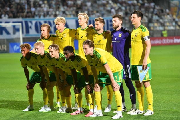 Croatia, Rijeka, 060826. Rujevica Stadium. Football match of the 3rd qualifying round of the Conference League, Rijeka - Ilves. In the photo: Ilves. Photo: Damir Skomrlj CROPIX Copyright: xxDamirxSkomrljx rijeka_ilves7-060826
