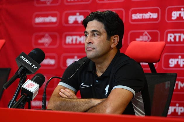 MISZKOLC 06.08.2026 PIERWSZY MECZ III RUNDA ELIMINACJYJNA LIGA KONFERENCJI SEZON 2026 27: HAPOEL TEL AVIV - GKS KATOWICE --- UEFA CONFERENCE LEAGUE THIRD QUALIFYING ROUND FIRST MATCH: HAPOEL TEL AVIV - GKS KATOWICE ELYANIV BARDA FOT. KRZYSZTOF HELIOS 400MM NEWSPIX.PL --- newspix.pl 