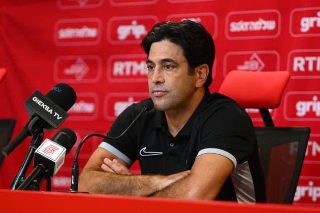 MISZKOLC 06.08.2026 PIERWSZY MECZ III RUNDA ELIMINACJYJNA LIGA KONFERENCJI SEZON 2026 27: HAPOEL TEL AVIV - GKS KATOWICE --- UEFA CONFERENCE LEAGUE THIRD QUALIFYING ROUND FIRST MATCH: HAPOEL TEL AVIV - GKS KATOWICE ELYANIV BARDA FOT. KRZYSZTOF HELIOS 400MM NEWSPIX.PL --- newspix.pl 