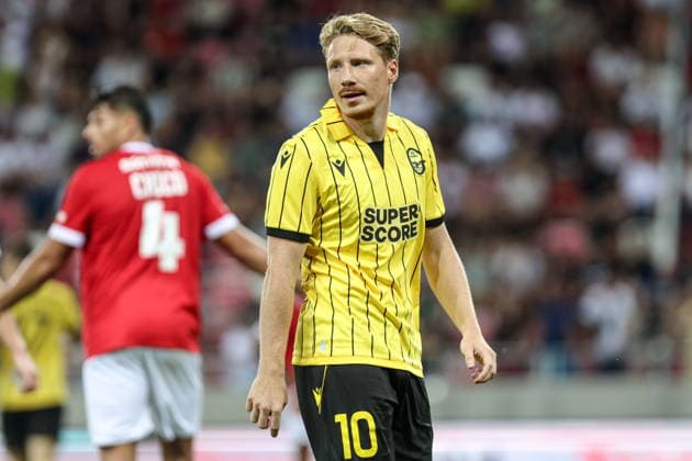 06.08.2026, Miszkolc Liga Konferencji UEFA sezon 2026 27 runda III kwalifikacji, Hapoel Tel Aviv - GKS Katowice - UEFA Conference League football Match season 2026 27 round III qualification Hapoel Tel Awiw - GKS Katowice Nz. Marcel Wedrychowski Fot. Michal Chwieduk Arena Akcji NEWSPIX.PL --- newspix.pl 
