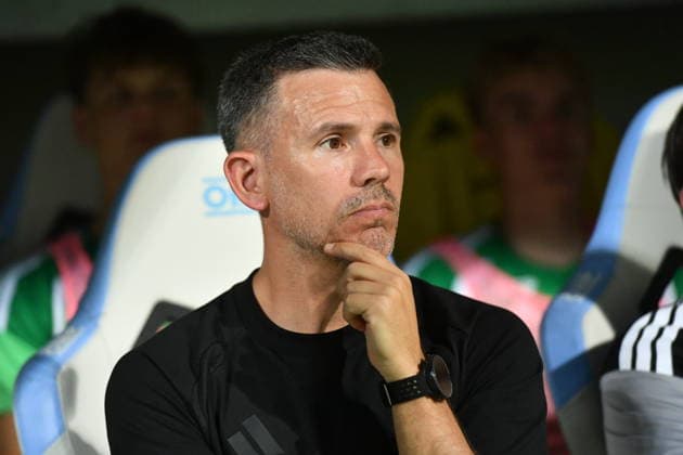 Croatia, Rijeka, 060826. Rujevica Stadium. Camilo Speranza held a press conference, PK, Pressekonferenz after the 3rd preliminary round match of the Conference League, Rijeka - Ilves. Photo: Damir Skomrlj CROPIX Copyright: xxDamirxSkomrljx rijeka_ilves6-060826