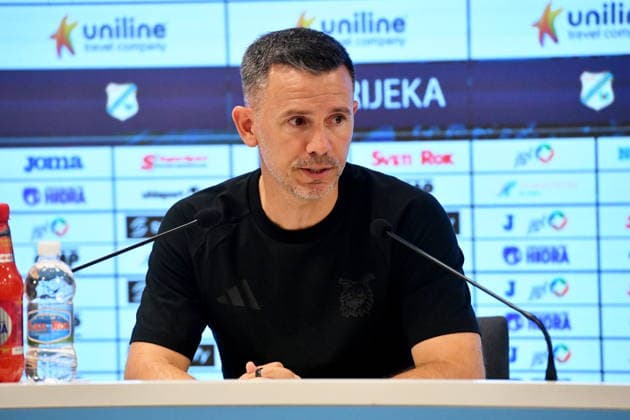 Croatia, Rijeka, 060826. Rujevica Stadium. Camilo Speranza held a press conference, PK, Pressekonferenz after the 3rd preliminary round match of the Conference League, Rijeka - Ilves. Photo: Damir Skomrlj CROPIX Copyright: xxDamirxSkomrljx speranza3-060826