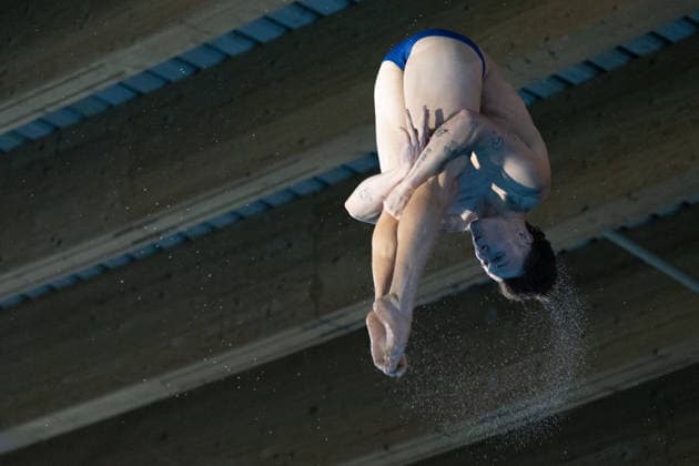 Men 10m platform diving final European Aquatics Championships - Saint-Denis GBR Noah Williams competes in the men s 10m platform diving final event during the LEN European Aquatics Championships, at the Olympic Aquatics Centre in Saint-Denis, northeastern suburbs of Paris on August 6, 2026. Photo by Raphael Lafargue ABACAPRESS.COM Saint-Denis France  Copyright: xLafarguexRaphael ABACAx