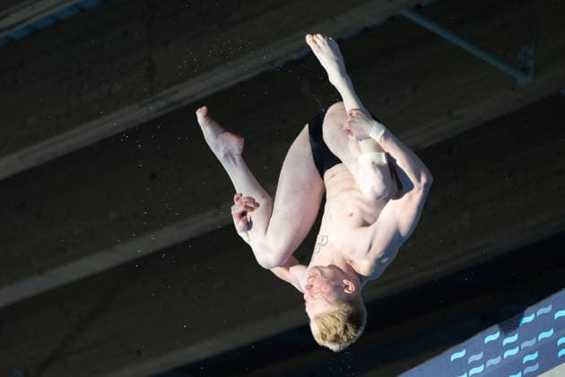 Men 10m platform diving final European Aquatics Championships - Saint-Denis Germany s diver Jaden Shiloh Eikermann Gregorchuk competes in the men s 10m platform diving final event during the LEN European Aquatics Championships, at the Olympic Aquatics Centre in Saint-Denis, northeastern suburbs of Paris on August 6, 2026. Photo by Raphael Lafargue ABACAPRESS.COM Saint-Denis France  Copyright: xLafarguexRaphael ABACAx
