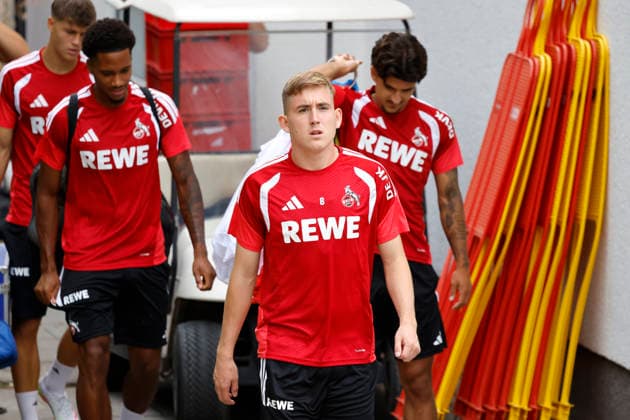 Fußballspieler Isak Johannesson (Abwehr) beim öffentlichen Training des 1. FC Köln am Geißbockheim. Köln, 06.08.2026 (DFL DFB REGULATIONS PROHIBIT ANY USE OF PHOTOGRAPHS as IMAGE SEQUENCES and or QUASI-VIDEO) NRW Deutschland *** Soccer player Isak Johannesson, defender, during a public training session of 1. FC Köln at the Geißbockheim in Cologne, August 6, 2026. DFL and DFB regulations prohibit any use of photographs as image sequences and or quasi-video. NRW, Germany Copyright: xChristophxHardtx