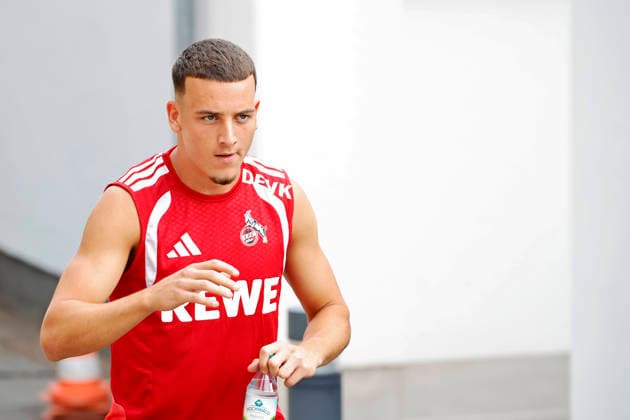 Fußballspieler Said El Mala (Mittelfeld) beim öffentlichen Training des 1. FC Köln am Geißbockheim. Köln, 06.08.2026 (DFL DFB REGULATIONS PROHIBIT ANY USE OF PHOTOGRAPHS as IMAGE SEQUENCES and or QUASI-VIDEO) NRW Deutschland *** Soccer player Said El Mala, midfielder, during 1. FC Köln’s public training session at Geißbockheim in Cologne, August 6, 2026. DFL and DFB regulations prohibit any use of photographs as image sequences and or quasi-video. NRW, Germany Copyright: xChristophxHardtx