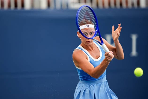 National Bank Open 2026 - Day 6 TORONTO, CANADA - AUGUST 6 : Marta Kostyuk of Ukraine in action against Madison Keys of United States in the round of 32 during the WTA, Tennis Damen 1000 National Bank Open in Toronto, Ontario, Canada on August 6, 2026. Mert Alper Dervis Anadolu Ontario Canada. Editorial use only. Please get in touch for any other usage.  Copyright: x2026xAnadoluxMertxAlperxDervisx
