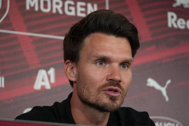 Fussball: Österreich: UEFA Europa League Qualifikation 2026 2027 - 3. Runde, 06.08.2026 - FC Red Bull Salzburg (RB, Österreich) vs. Pafos FC (Zypern) - Red Bull Arena (Wals-Siezenheim, Österreich); Danny Röhl (Trainer FC Red Bull Salzburg) *** Soccer Austria UEFA Europa League Qualifying 2026–2027, Round 3, August 6, 2026, FC Red Bull Salzburg (RB), Austria vs. Pafos FC, Cyprus, Red Bull Arena, Wals-Siezenheim, Austria; Danny Röhl, Head Coach of FC Red Bull Salzburg Copyright: xLukasxBierederx