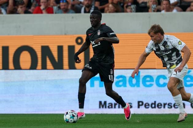 06.August.2026 - SOCCER - 2026 27 UEFA EUROPA LEAGUE, Third Qualifying Round, 1st Leg FC Hradec Kralove vs Besiktas JK Kassoum Ouattara (Besiktas) is in action Hradec Kralove Hradec Kralove, Czech Republic Malsovicka Arena Malsovicka Arena Czech Republic Copyright: xYigitxOermex xPsxImagesxYigitxOermex xPsxImagesx