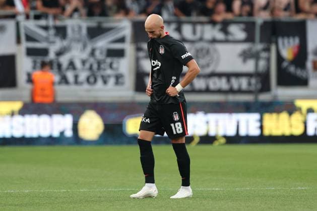 06.August.2026 - SOCCER - 2026 27 UEFA EUROPA LEAGUE, Third Qualifying Round, 1st Leg FC Hradec Kralove vs Besiktas JK Vaclav Cerny (Besiktas) shows disappointment during the match Hradec Kralove Hradec Kralove, Czech Republic Malsovicka Arena Malsovicka Arena Czech Republic Copyright: xYigitxOermex xPsxImagesxYigitxOermex xPsxImagesx