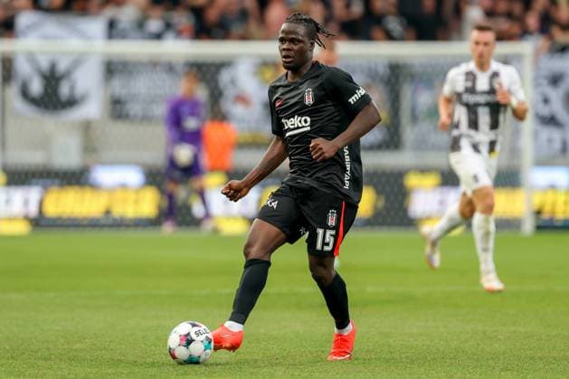 06.August.2026 - SOCCER - 2026 27 UEFA EUROPA LEAGUE, Third Qualifying Round, 1st Leg FC Hradec Kralove vs Besiktas JK Junior Olaitan (Besiktas) is in action Hradec Kralove Hradec Kralove, Czech Republic Malsovicka Arena Malsovicka Arena Czech Republic Copyright: xYigitxOermex xPsxImagesxYigitxOermex xPsxImagesx