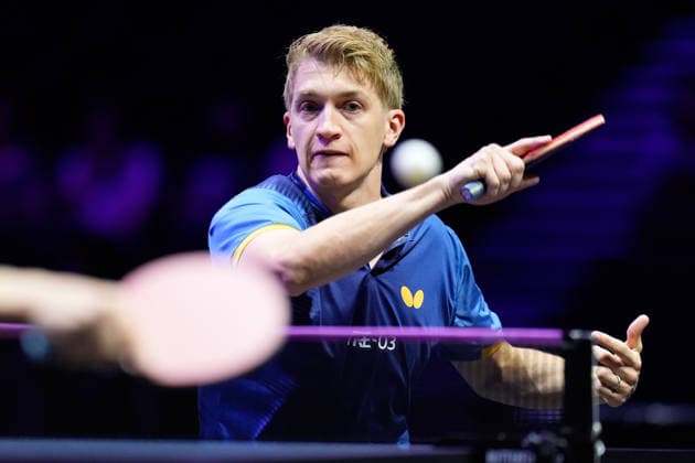 Anton Kallberg (SWE), AUGUST 6, 2026 - Table tennis, Tischtennis : WTT Champions Yokohama 2026 Mens singles round of 32 at Yokohama BUNTAI, Kanagawa, Japan. Noxthirdxpartyxsales  aflo_340261263 KenxAsakurax