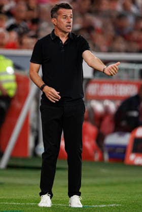 SL Benfica Vs Heart of Midlothian FC in Lisbon - 06 Aug 2026 Head Coach Marco Silva (SL Benfica) seen during the UEFA Europa League third round qualifying game between teams of SL Benfica and Heart of Midlothian FC at Estadio Da Luz. Final score; SL Benfica 6:1 Heart of Midlothian FC Lisbon Portugal Copyright: xMaciejxRogowskix xSOPAxImagesx mrogowski_slbenfica_hearts_2627-25