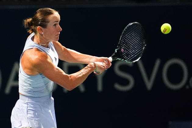 National Bank Open 2026 - Day 6 TORONTO, CANADA - AUGUST 6 : Elina Svitolina of Ukraine in action against Anastasia Potapova of Austria of in the round of 32 during the WTA, Tennis Damen 1000 National Bank Open in Toronto, Ontario, Canada on August 6, 2026. Mert Alper Dervis Anadolu Ontario Canada. Editorial use only. Please get in touch for any other usage.  Copyright: x2026xAnadoluxMertxAlperxDervisx
