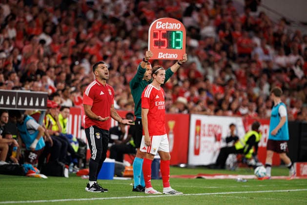 Jakub Kaminski seen during UEFA Europa League qualifying game between teams of SL Benfica and Heart of Midlothian FC (Maciej Rogowski Ball Raw Images PT) Lisbon Estadio Da Luz Portugal Copyright: xMaciejxRogowskix maciejrogowski_slbenfica_hearts_2627_5-278