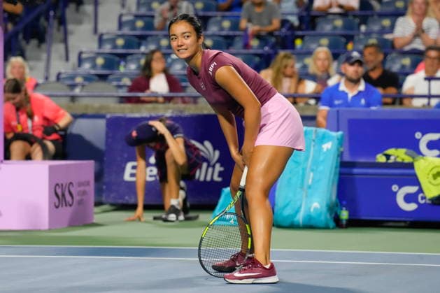 August 6, 2026, Toronto, On, CAN: Philippines Alexandra Eala looks over at her doubles partner, United States Venus Williams while playing against Japan s Miyu Kato and Liudmila Samsonova during National Bank Open tennis action in Toronto on Thursday, August 6, 2026. Canada News - August 6, 2026  - ZUMAc35_ 20260806_zaf_c35_131 Copyright: xChrisxYoungx