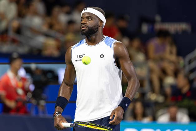 August 6, 2026, Montreal, Quebec, Canada: FRANCES TIAFOE (15) from USA in match against Arthur Rinderknech from France in third round at Canadian Open at IGA stadium in Montreal, Quebec, Canada on 2026-08-06 Montreal Canada - ZUMAl189 20260806_zsp_l189_115 Copyright: xYannickxLegarex
