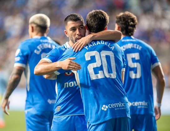 August 6, 2026, Chester, Pennsylvania, United States: Cruz AzulÃ¢â‚¬â ¢s JOSE PARADELA (20) celebrates with his team after scoring a goal against the Philadelphia Union during the Leagues Cup match at Subaru Park in Chester PA Soccer 2026: Leagues Cup :Cruz Azul 1:0 Union  - ZUMArf1_ 20260806_zaf_rf1_001 Copyright: xRickyxFitchettx
