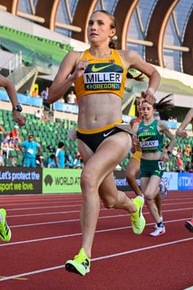 World Athletics U20 Championships Oregon 2026 EUGENE, UNITED STATES OF AMERICA - AUGUST 7, 2026 : Lera Miller (GER) competes during the World Athletics U20 Championships Oregon 2026 at Hayward Field on August 7, 2026 in Eugene, United States Of America. *** World Athletics U20 Championships Oregon 2026 EUGENE, UNITED STATES OF AMERICA AUGUST 7, 2026 Lera Miller (GER) competes during the World Athletics U20 Championships Oregon 2026 at Hayward Field on August 7, 2026, in Eugene, United States of America Copyright: xBEAUTIFULxSPORTS DecaxText&Bildx